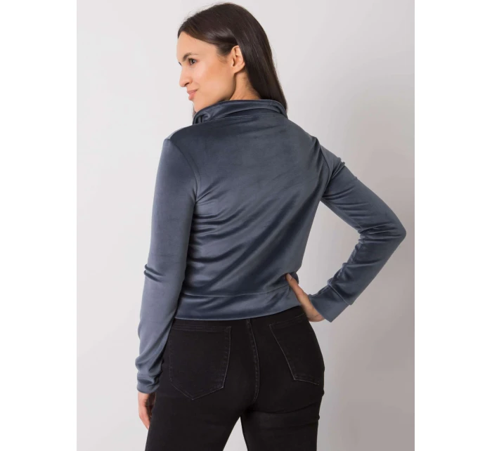 Mikina RV BL 7303.98P tmavo šedá