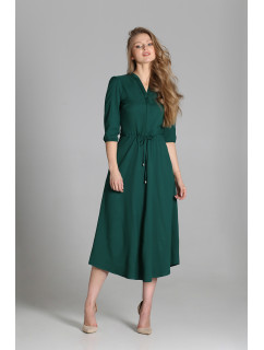 Lanti Šaty s dlhým rukávom SUK205 Zelená