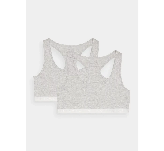 Dámská bavlněná podprsenka pro každodenní nošení (2 model 20438025 šedá - 4F Dámská bavlněná podprsenka pro každodenní nošení (2 model 20438025 šedá - 4F