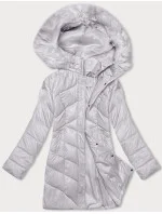 Dámská zimní bunda ve vřesové barvě s kapucí model 21247177 - Z-DESIGN