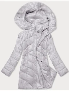 Dámská zimní bunda ve vřesové barvě s kapucí model 21247177 - Z-DESIGN