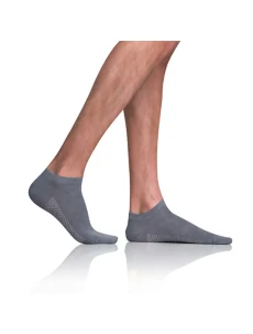 Krátke pánske bambusové ponožky BAMBUS AIR IN-SHOE SOCKS - Bellinda - šedá