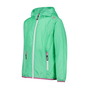 Kid G Jacket Rain Hood lehká zelená nepromokavá bunda model 21349438 - CMP Kid G Jacket Rain Hood lehká zelená nepromokavá bunda model 21349438 - CMP