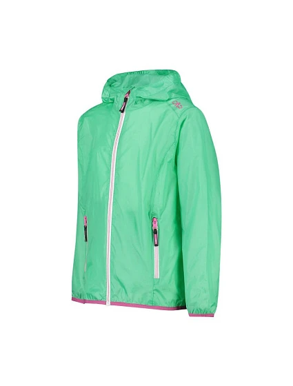 Kid G Jacket Rain Hood lehká zelená nepromokavá bunda model 21349438 - CMP