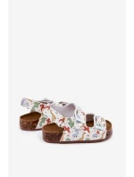 Dětské sandály na korkové podrážce s přezkami model 21701031 - Boto Dětské sandály na korkové podrážce s přezkami model 21701031 - Boto