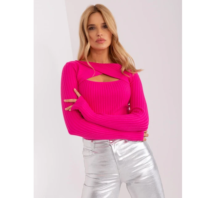 Sweter PM SW model 18955334 fuksjowy - FPrice