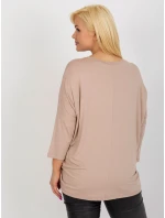 Bluzka RV BZ model 18487413 beżowy - FPrice Bluzka RV BZ model 18487413 beżowy - FPrice