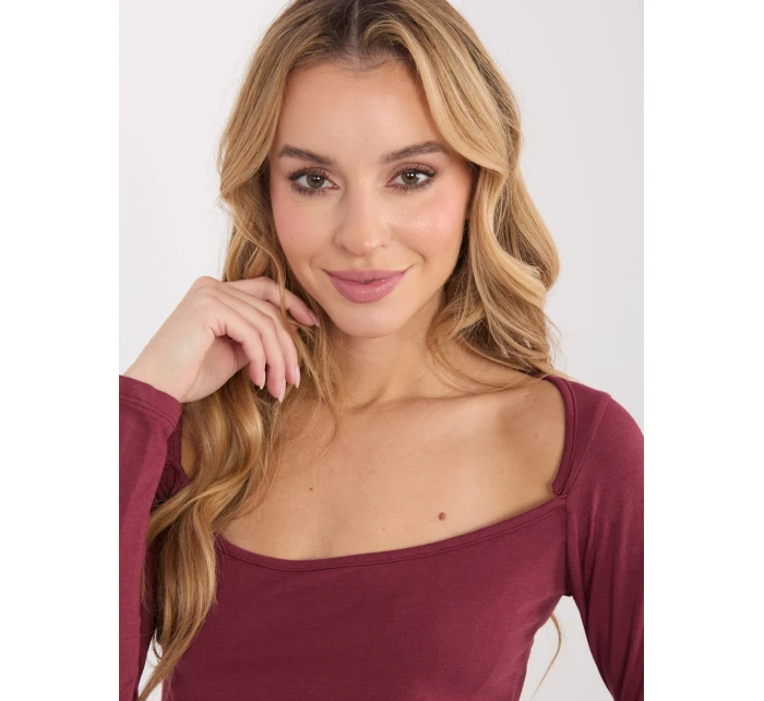 Bluzka WT BZ model 21875476 bordowy - FPrice