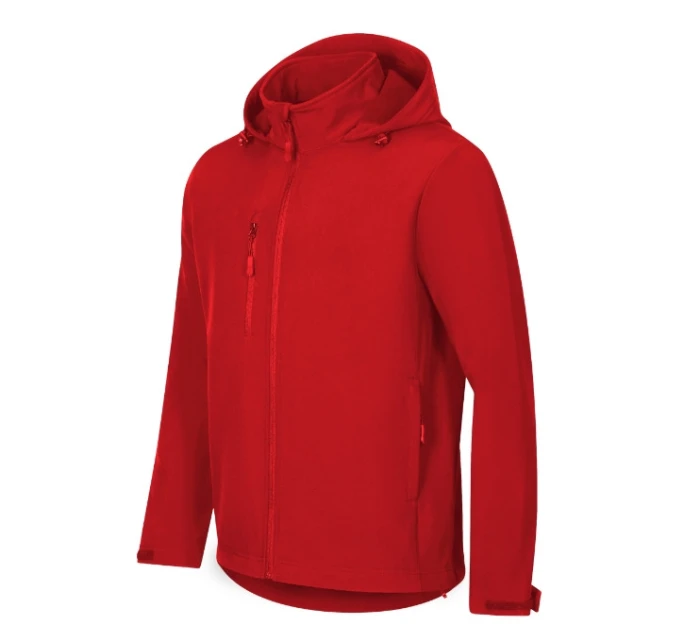 Trail pánska softshellová bunda červená