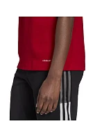 Dámske polo tričko Tiro 21 W GM7350 červené - Adidas Dámske polo tričko Tiro 21 W GM7350 červené - Adidas
