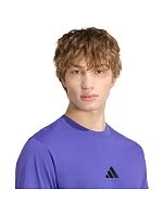 Pánské tričko Essentials Small Logo Single Jersey fialové model 22348373 - ADIDAS