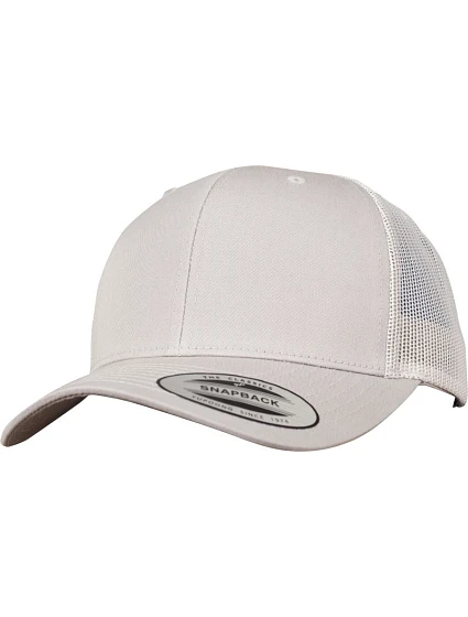 Flexfit 6606/6606T 6-panelová vintage čiapka „Trucker“ 55.6606 strieborná Flexfit 6606/6606T 6-panelová vintage čiapka „Trucker“ 55.6606 strieborná