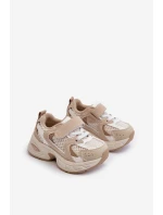 Dziecięce Buty Sportowe Sneakersy Na Rzep Beżowe Rulagia Dziecięce Buty Sportowe Sneakersy Na Rzep Beżowe Rulagia