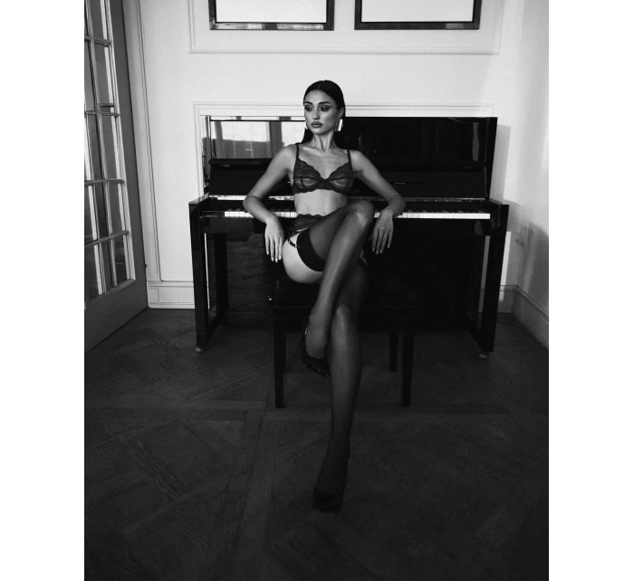 Dámsky sexy set Nightly Blue 3-PCS SET dark blue - Obsessive