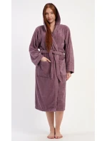 Dámsky dlhý župan s kapucňou Heather