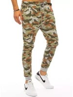 Pánské teplákové kalhoty moro green Dstreet model 21963479 - FashionStreet