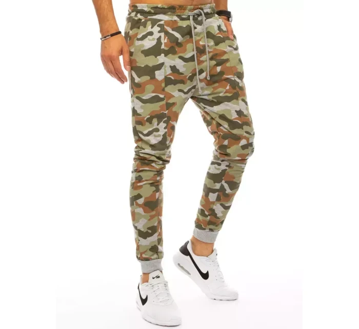 Pánské teplákové kalhoty moro green Dstreet model 21963479 - FashionStreet