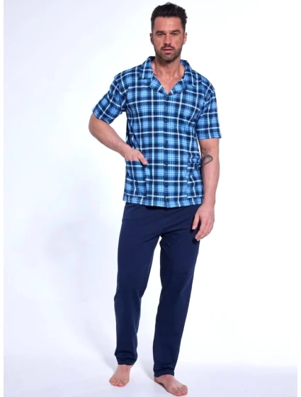 Cornette 318/53 cr/r 3XL-5XL pánske pyžamo bez zipsu Cornette 318/53 cr/r 3XL-5XL pánske pyžamo bez zipsu