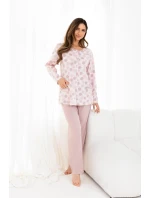 Pyžamo model 21224263 dlouhé/r 2XL3XL Z25/26 dámské rozepínací - Regina