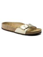 Birkenstock Madrid Birko-Flor Gold regular wide žabky (1016106) pre ženy Birkenstock Madrid Birko-Flor Gold regular wide žabky (1016106) pre ženy
