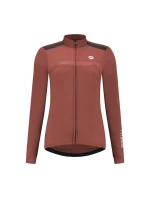 Rogelli dámsky dres s dlhým rukávom MONO brown XL