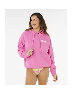 Dámska mikina RIP CURL Surf Puff Heritage Hood, ružová