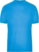 Daiber JN 1808 Pánske pracovné tričko z biobavlny – Solid 02.1808 aqua
