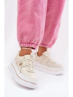 Dámské Sportovní Boty Na Platformě Béžové model 21687804 - Boto