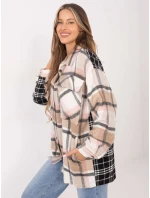 Košile KS černá a béžová model 17814484 - FPrice