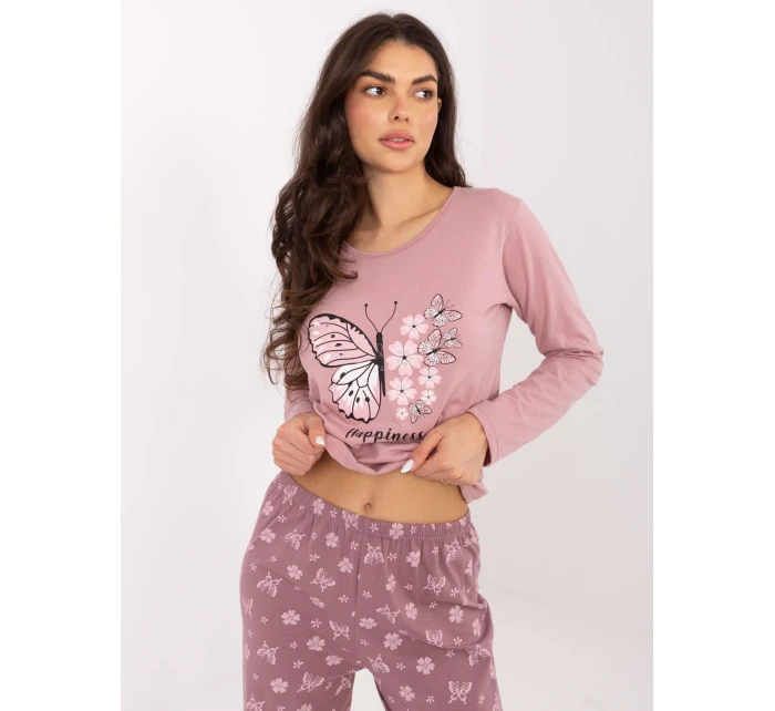 DU PI pyžamo FP 001.48 svetloružové