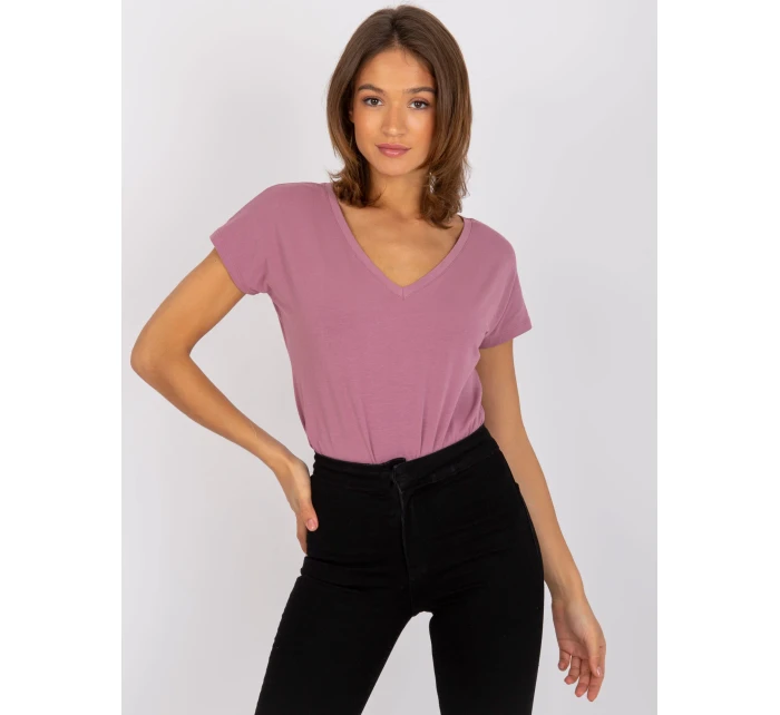 Tričko RV TS 4832.19P tmavoružové Tričko RV TS 4832.19P tmavoružové