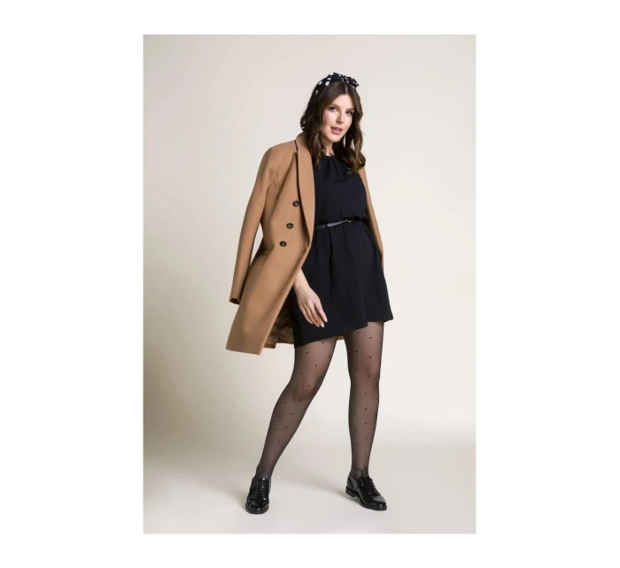 Dámské punčochové kalhoty  Plus Size Code Černá vzor  model 21748031 - Gabriella