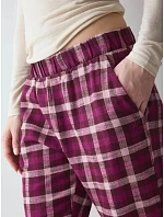 Mix & Match Zúžené nohavice z flanelu 02 X – ružové – TRIUMPH Ružové – TRIUMPH Mix & Match Zúžené nohavice z flanelu 02 X – ružové – TRIUMPH Ružové – TRIUMPH