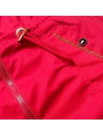 Krátká červená bunda parka s kapucí model 14948088 - LHD