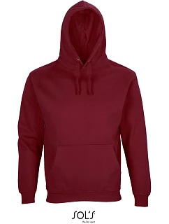 SOL'S Condor Unisex mikina s kapucňou 25.3815 bordová
