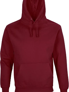 SOL'S Condor Unisex mikina s kapucí model 22534924 burgundy