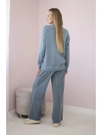 Bavlnený set Angel tepláky + nohavice denim Bavlnený set Angel tepláky + nohavice denim