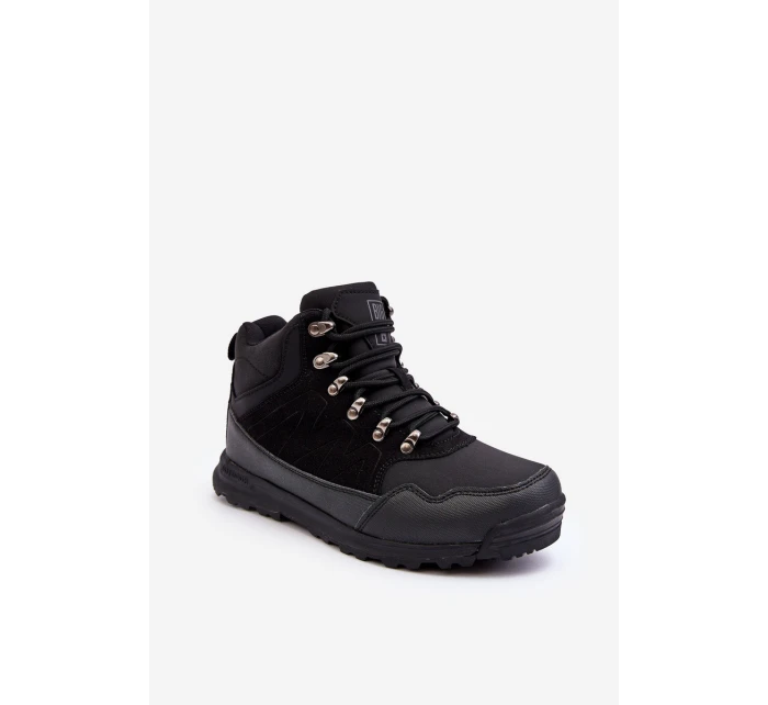 Dámské zateplené trekingové boty černé Big Star model 21637472 - Big Star Shoes Dámské zateplené trekingové boty černé Big Star model 21637472 - Big Star Shoes