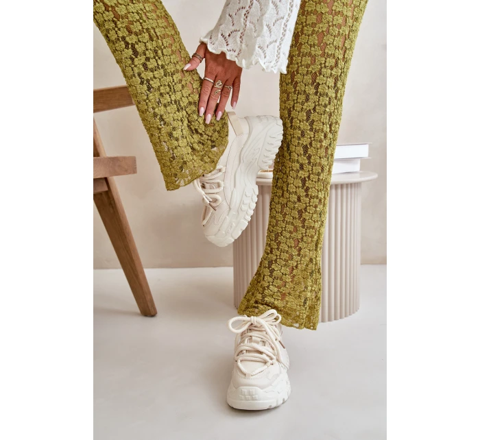 Dámské tenisky na masivní světle béžové model 21667369 - Boto