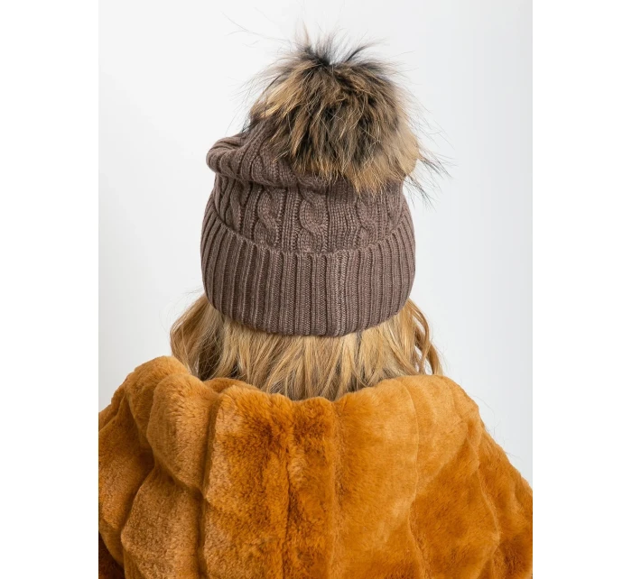 Czapka AT CZ model 19762870 jasny brązowy - FPrice