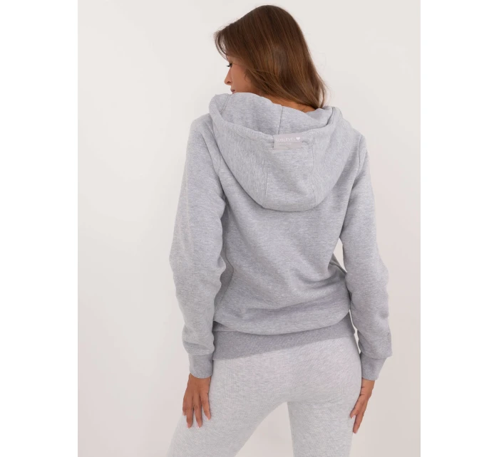 Mikina D10608BC02711B1 sivá