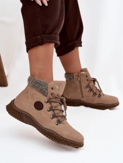 Zenaya dámske zateplené trappery - béžové