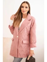 Dámska bunda nadmernej veľkosti 5663 Quilted - Kesi Dámska bunda nadmernej veľkosti 5663 Quilted - Kesi
