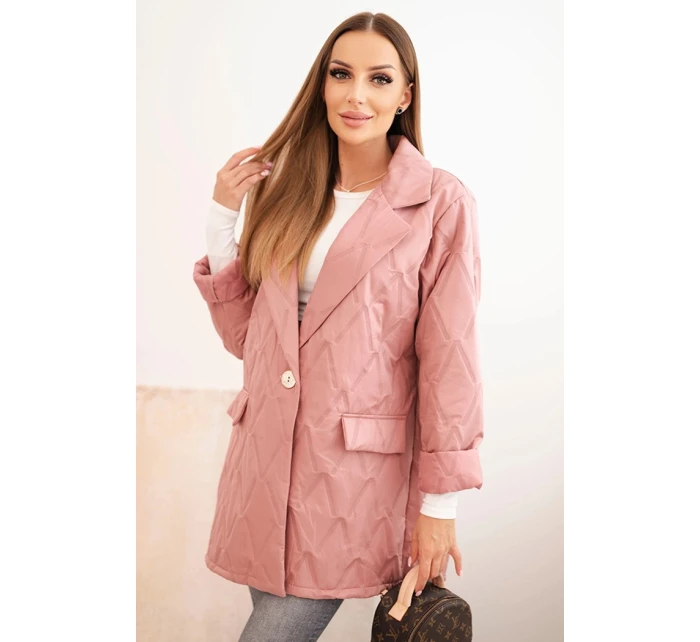Dámska bunda nadmernej veľkosti 5663 Quilted - Kesi Dámska bunda nadmernej veľkosti 5663 Quilted - Kesi