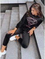 Dámské černé tepláky Velour Dstreet model 21970221 - FashionStreet