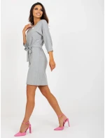 Dámské šaty LK SK model 17821317 šedé - FPrice