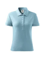 Bavlnené dámske polo tričko sky blue