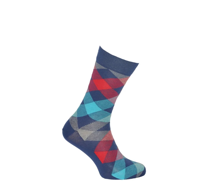 Pánske ponožky Wola Perfect Man vzorované W 94N03 Casual