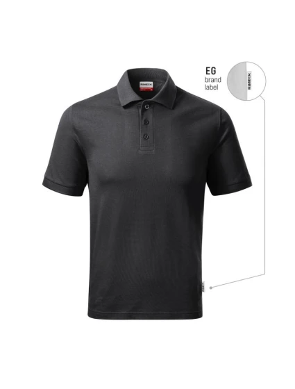 Pánske polo tričko Resist Heavy (ebony gray 94 (značka))