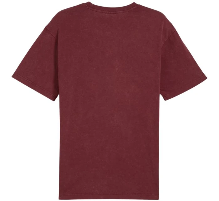 Puma Ess Elevated Relaxed Wash Tee bordová 688048 96 pánske Puma Ess Elevated Relaxed Wash Tee bordová 688048 96 pánske